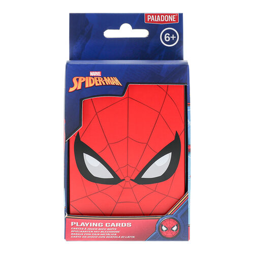 Baraja de naipes Spider-Man en caja metlica