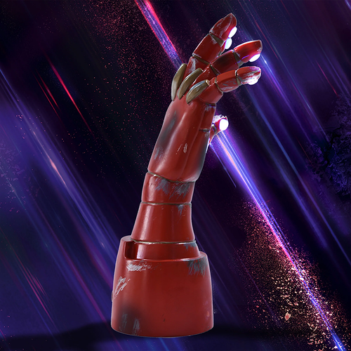 Table lamp 3D Iron Man Gauntlet 35,6 cm