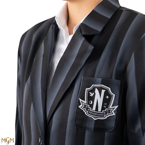Nevermore Academy black striped blazer - Size M