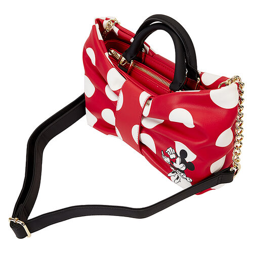 Loungefly Disney Minnie Mouse Polka Dot Womens Double Strap Shoulder Bag  Purse: Handbags: Amazon.com
