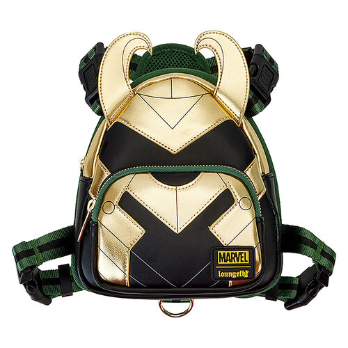 Marvel Loki Dogs Mini Backpack Harness. Size: S