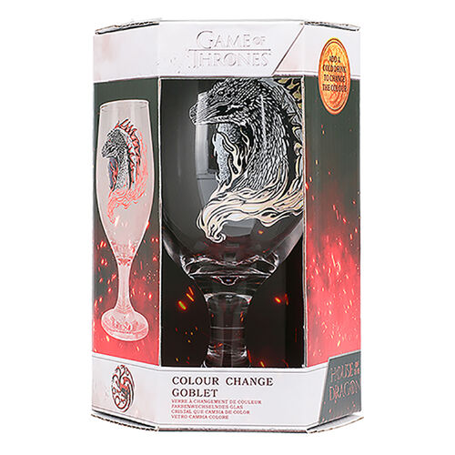 Copa de Cristal con cambio de color House of the Dragon 350 ml