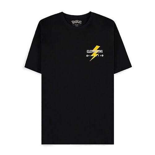 Camiseta corte holgado Pikachu electrizante negra M