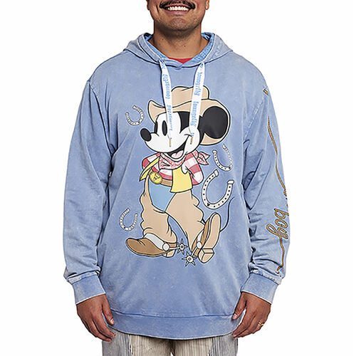 Disney Western Mickey Mouse Unisex Hoodie, Size: L