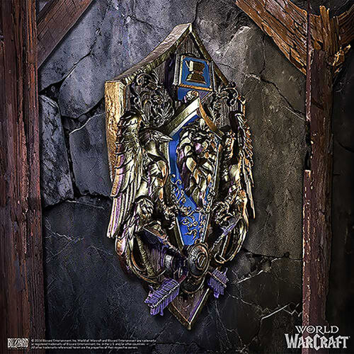 World of Warcraft Alliance Wall PlaqueHeight 30cm
