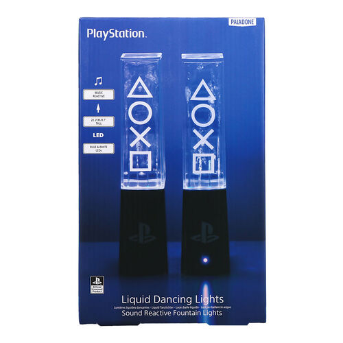 Set x2 Lmparas de lquido danzante Smbolos Playstation 22 cm