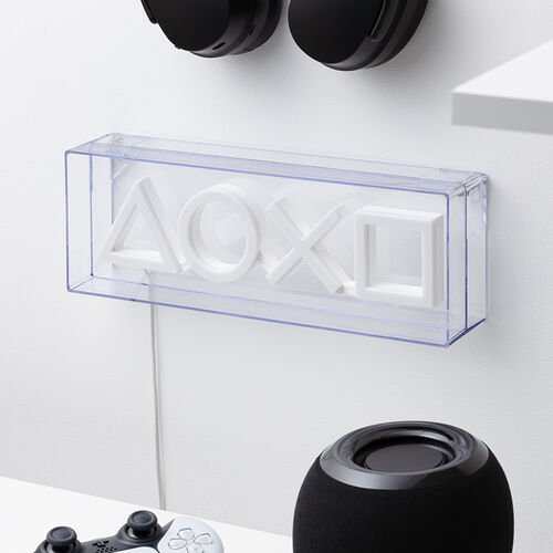 Lmpara LED estilo nen Smbolos Playstation 15 x 30 cm
