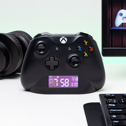 Reloj Despertador Mando Xbox negro 15 cm