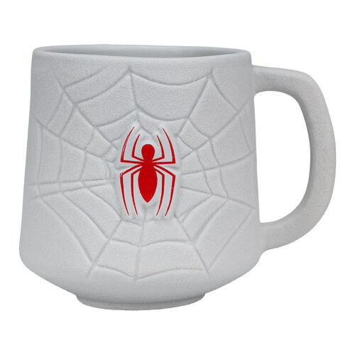Spiderweb and Logo Spider-Man shaped mug 450 ml