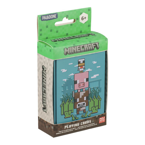 Baraja de Naipes Minecraft en caja metlica