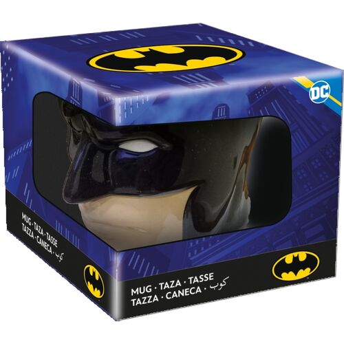 Taza 3D en caja regalo Cabeza de Batman 340 ml