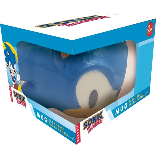 3D mug in gift box Sonic Head 400 ml
