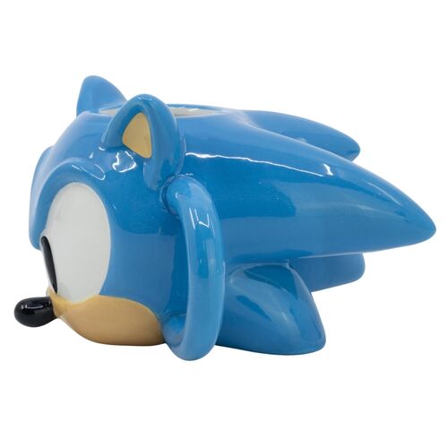 Taza 3D en caja regalo Cabeza Sonic 400 ml