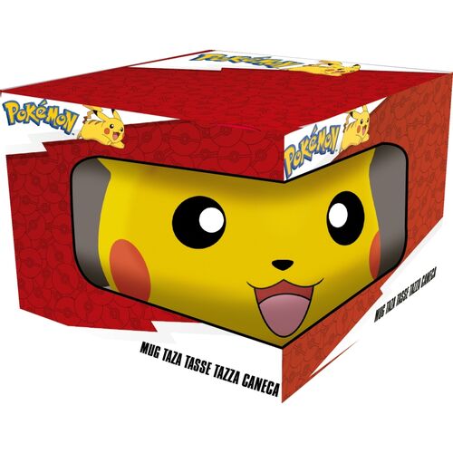 3D mug in gift box with Pikachu head 500 ml