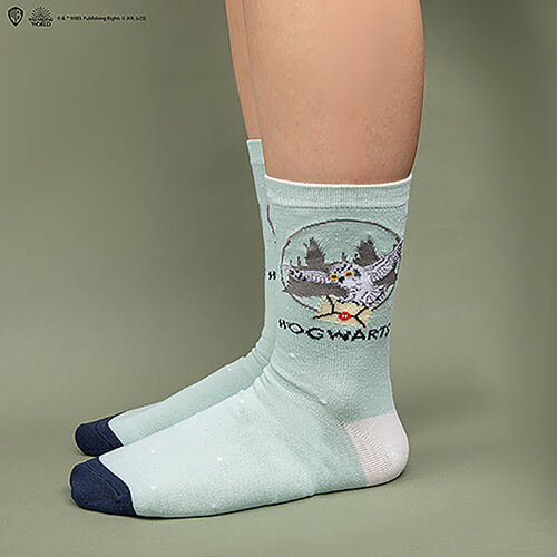 Socks Set Of 3 Harry Potter Hedwig (Size 35 - 45)