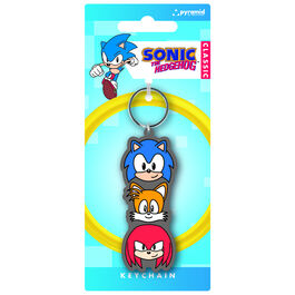 Sonic The Hedgehog (Trio Stack) PVC Keychain