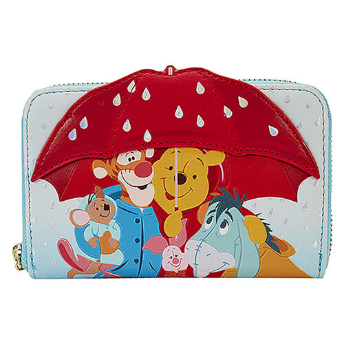 Winnie The Pooh and friends with umbrella Wallet