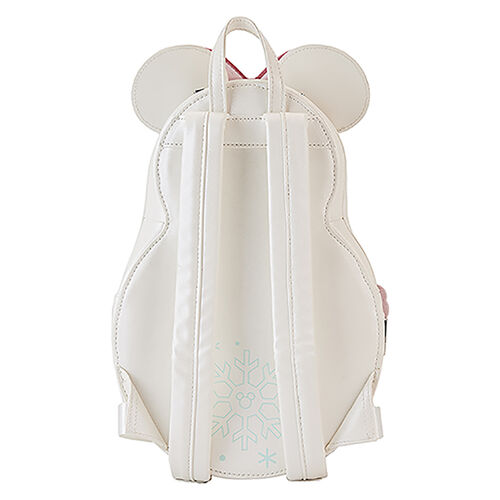 Minnie Mouse Pastel Snowman Mini Backpacks