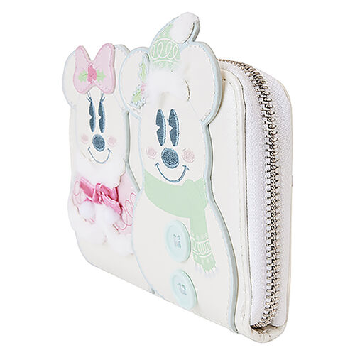 Mickey & Minnie Pastel Snowmen Wallet