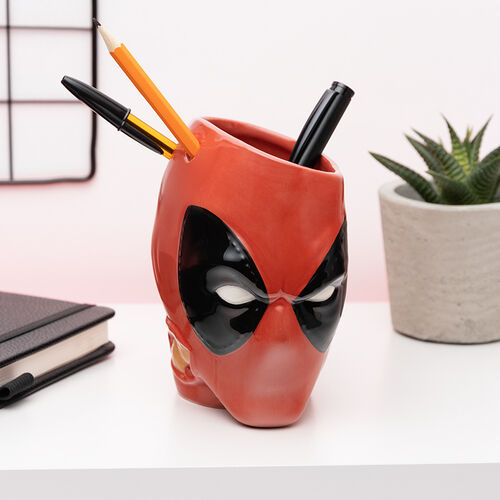 Pencil & Plant Pot Deadpool 13 cm