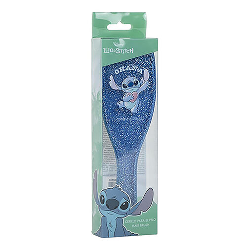 Cepillo desenredante Stitch con ukelele 21 cm