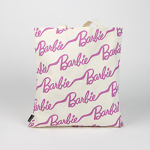 Barbie Logo Mosaic Tote Bag