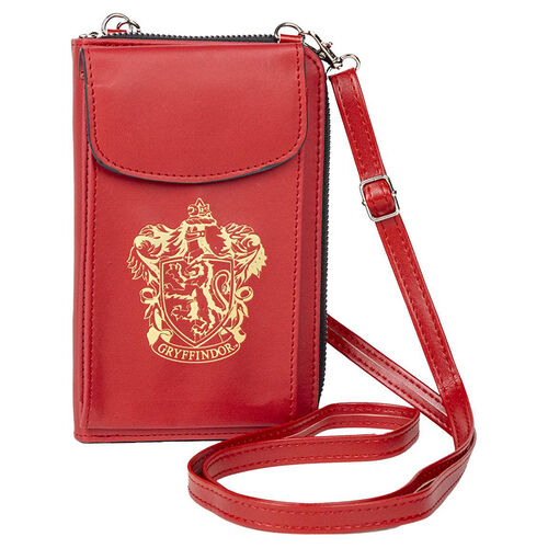Bolso Portamvil Escudo Gryffindor rojo 10,5 x 17,5 cm