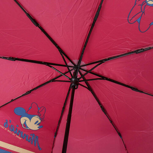 Paraguas escolar plegable Minnie Mouse estilo universitario 50 cm