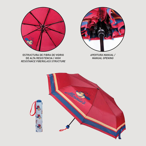 Folding school umbrella Minnie Mouse university style 50 cm