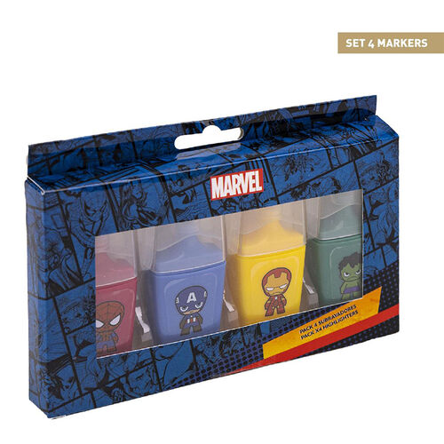 Pack x4 Subrayadores Avengers