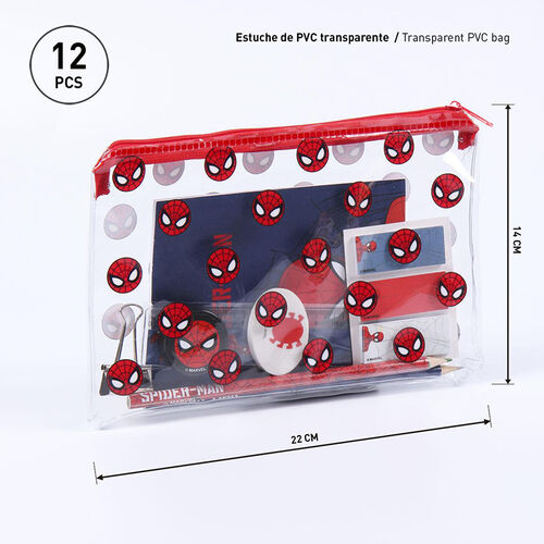 Set de papelera escolar Spider-Man 22 x 14 cm