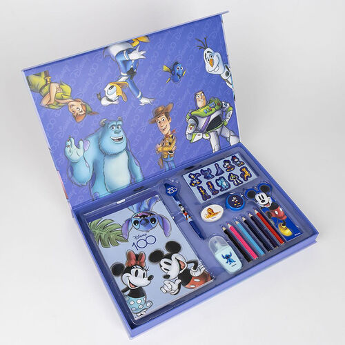 Set de papelera escolar premium Disney 100 37,5 x 25 cm