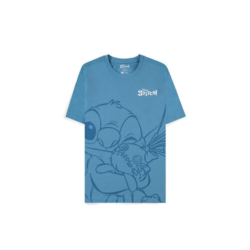 Stitch Hug T-Shirt - Blue XS