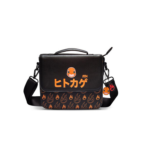 Japanese Charmander shoulder bag black