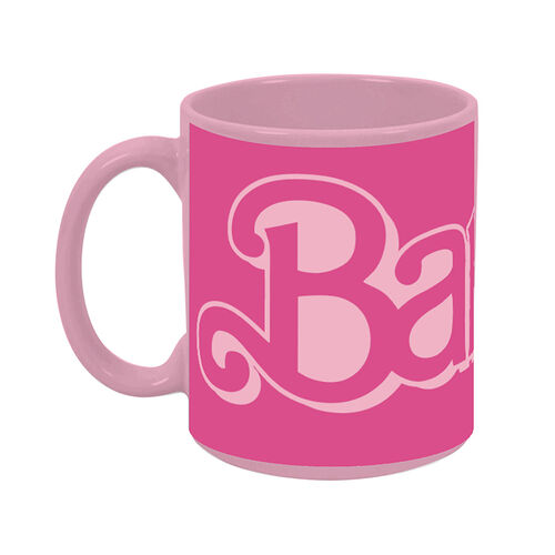 Barbie logo ceramic mug pink/fuchsia 350 ml