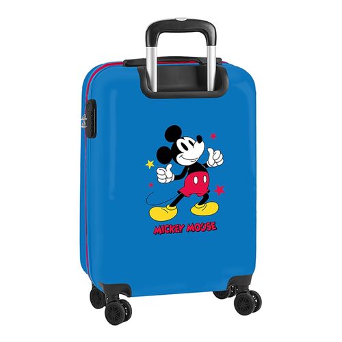 Maleta de cabina Mickey Mouse Only One azul 34,5 x 20 x 55 cm