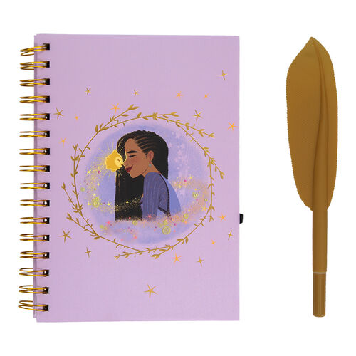Wish Spiral Bound Notebook and Quill Pen Set