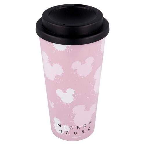 Vaso Doble Pared Caf Mickey Mouse