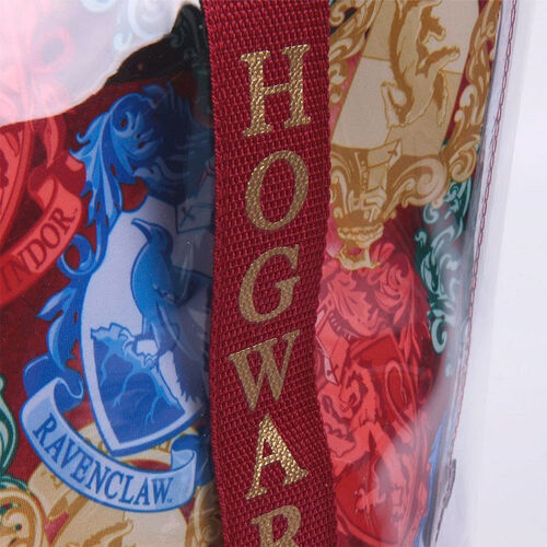 Bolsa con asas transparente Harry Potter Escudos