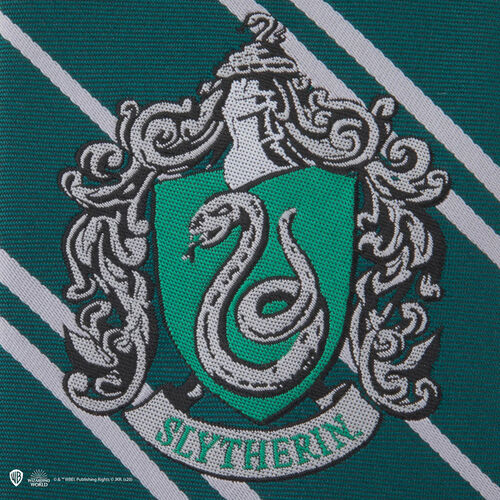 Necktie Harry Potter Kids Slytherin woven logo