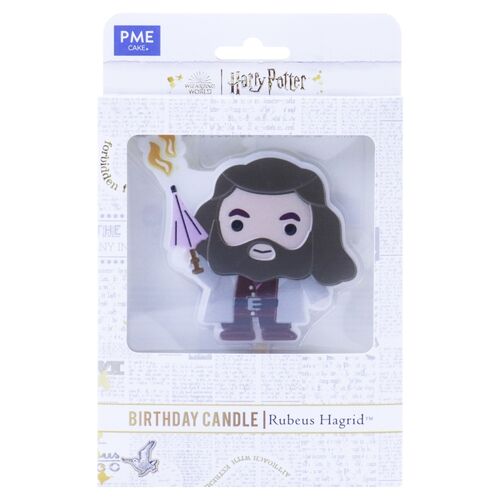 Birthday candle character Rubeus Hagrid 10 cm