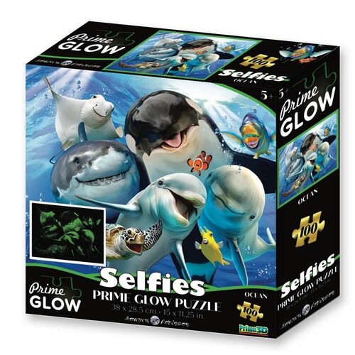 Puzzle Howard Robinson Brillo en oscuridad Ocean Selfie 100 piezas
