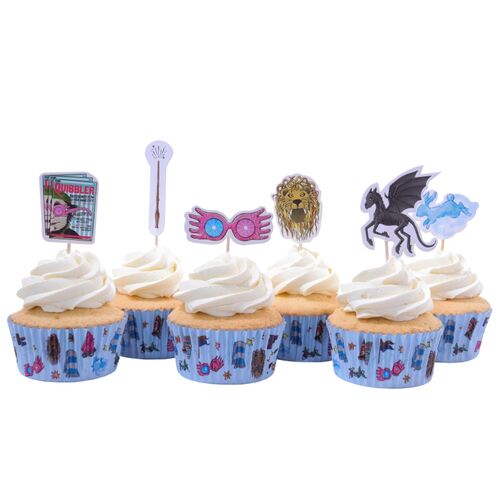 Set decoracin cupcakes capsulas y toppers (24) Luna Lovegood
