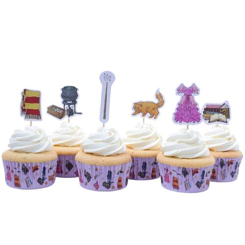 Set decoracin cupcakes capsulas y toppers (24) Hermione Granger