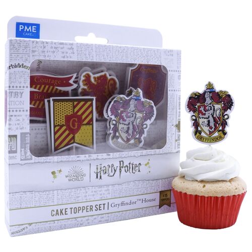 Set decoracin cupcakes (15) Gryffindor