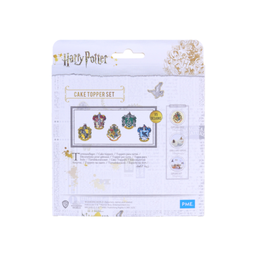 Set decoracin cupcakes (15) Escudos Harry Potter