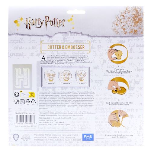 Cortador y marcador de galletas personajes Harry Potter