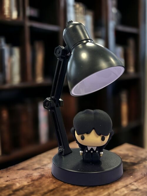 Mini lamp with minifigure Wednesday