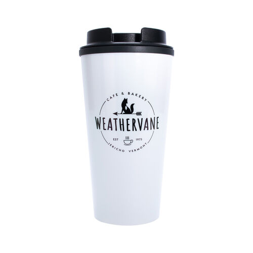 Thermos glass Wednesday (black and white) 450 ml
