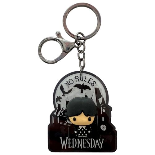 Wednesday 3D keychain